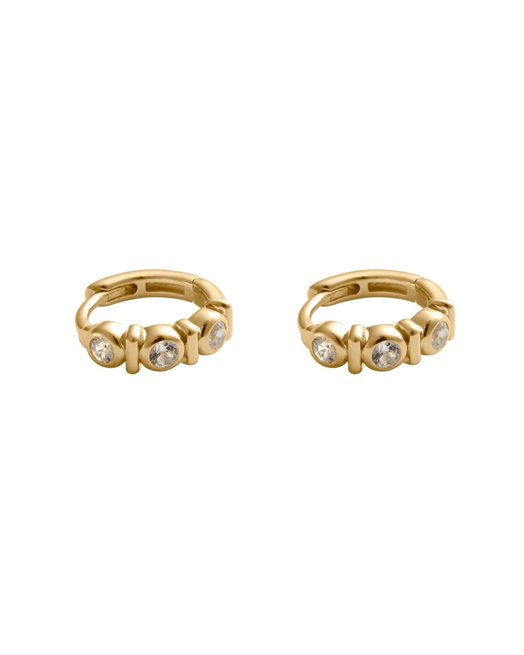 Kirstin Ash Vale Tennis Huggies Gold Plated