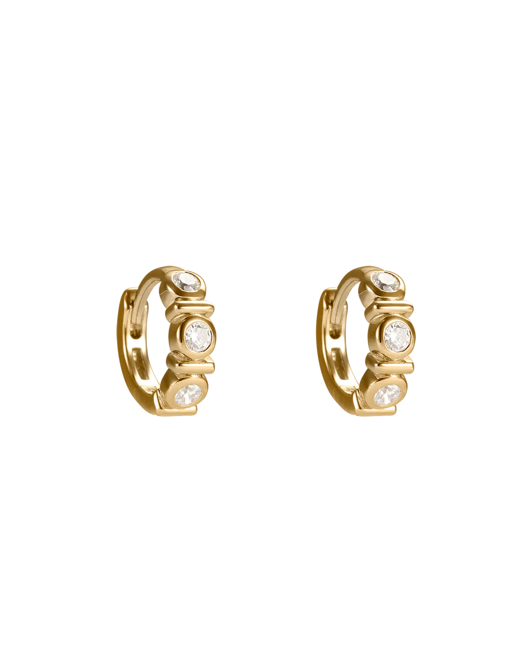 Kirstin Ash Vale Tennis Huggies Gold Plated