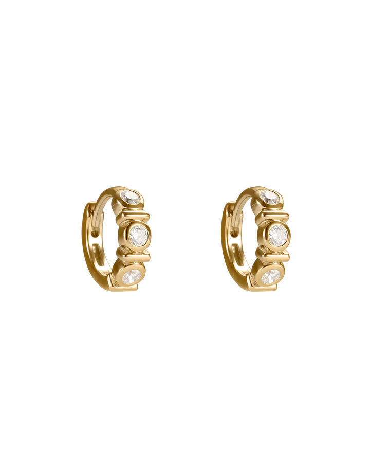 Kirstin Ash Vale Tennis Huggies Gold Plated