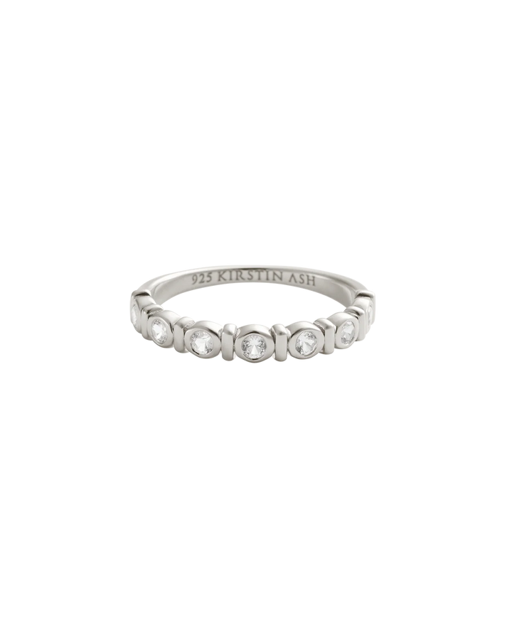 Kirstin Ash Vale Tennis Ring Sterling Silver