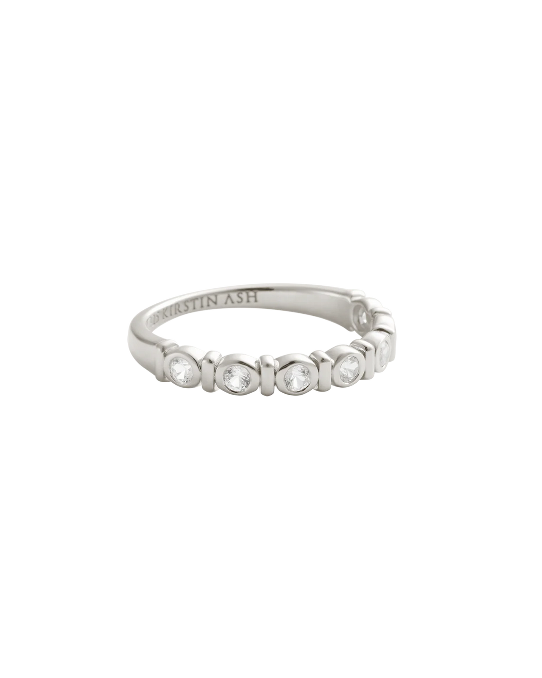 Kirstin Ash Vale Tennis Ring Sterling Silver