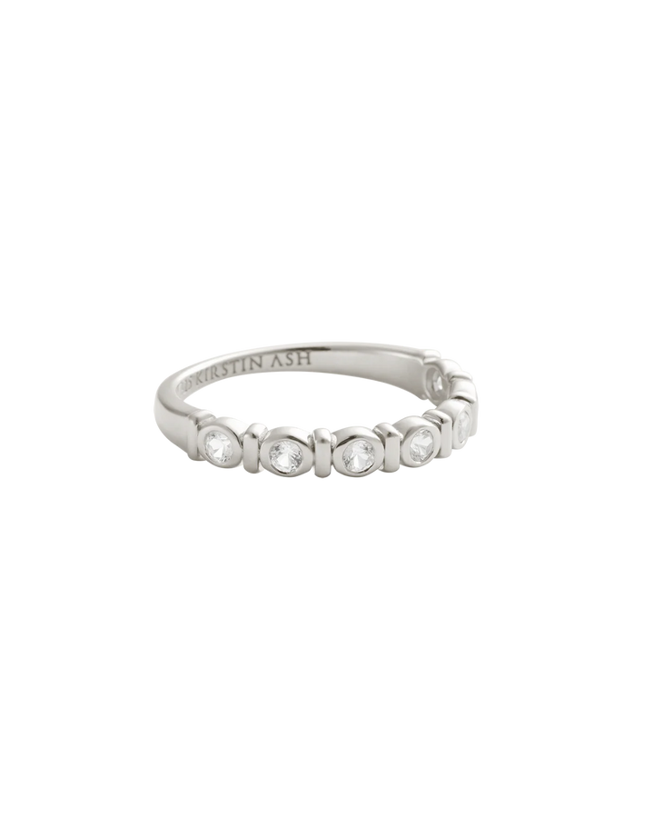 Kirstin Ash Vale Tennis Ring Sterling Silver