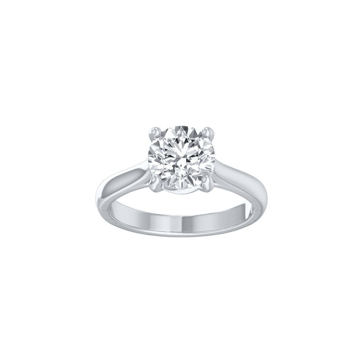 Louis Thompson Roeselare Ring 9k White Gold with 2.00ct Lab Diamond
