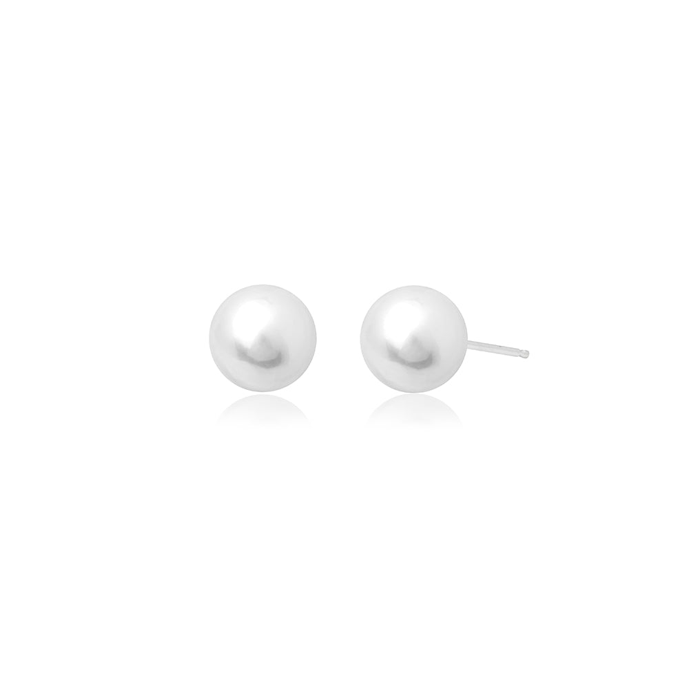 LT Sterling Silver Plain 4mm Stud Earrings Earrings