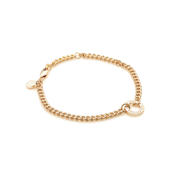 Stolen Gold Plated Halo Bracelet