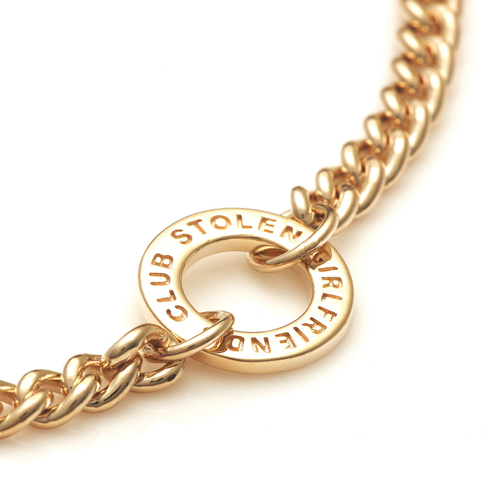 Stolen Gold Plated Halo Bracelet
