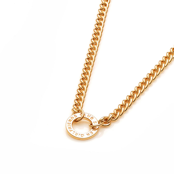 Stolen Gold Plated Halo Necklace