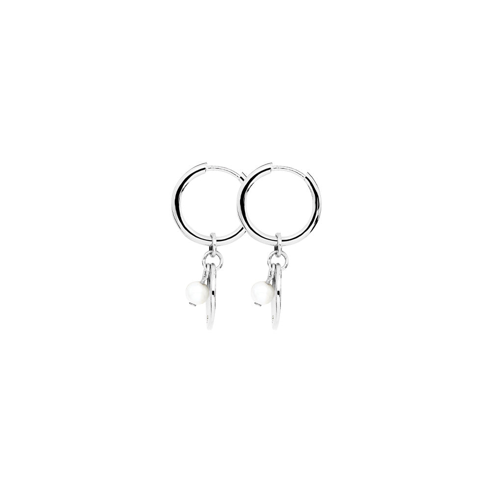 LT Sterling Silver Risa Freshwater Pearl Earrings