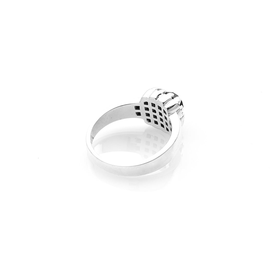 Stolen Silver Baby Claw Ring - Onyx