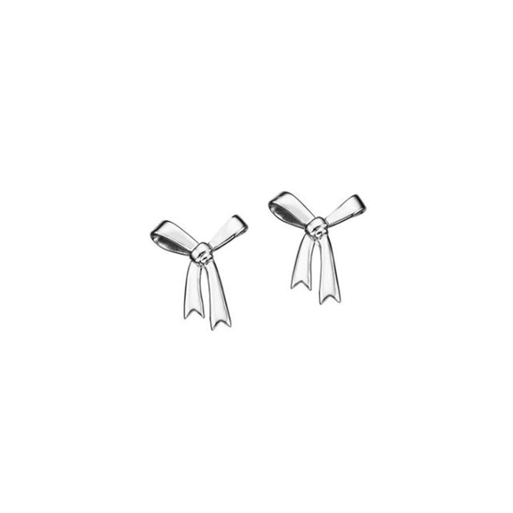 Karen Walker Silver Bow Studs