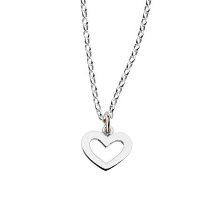 Karen Walker Silver Heart Necklace