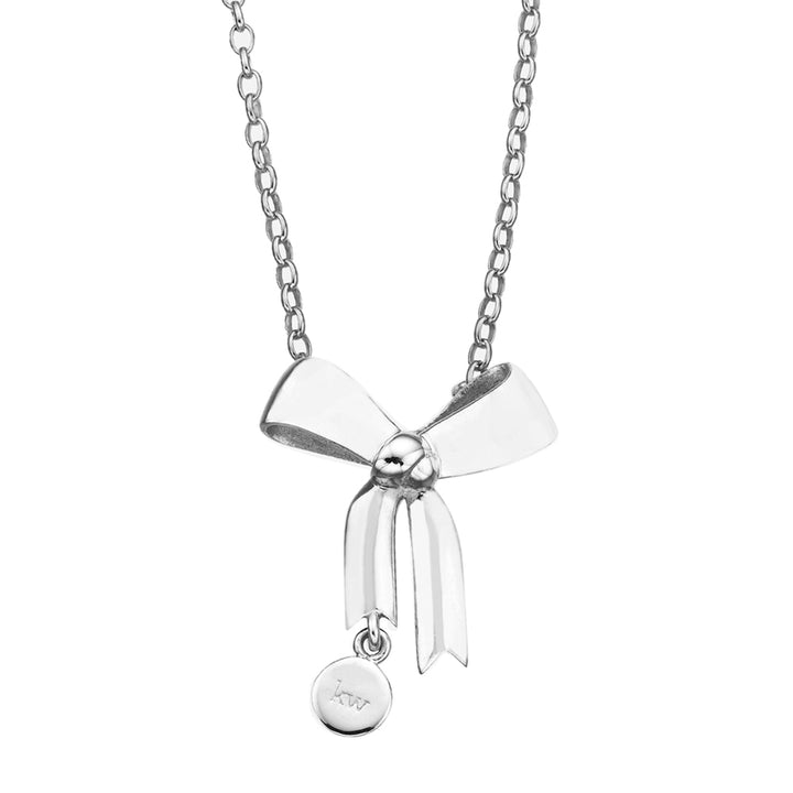 Karen Walker Silver Bow Necklace