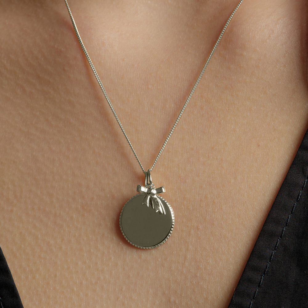 Karen Walker Silver Society Necklace 45cm
