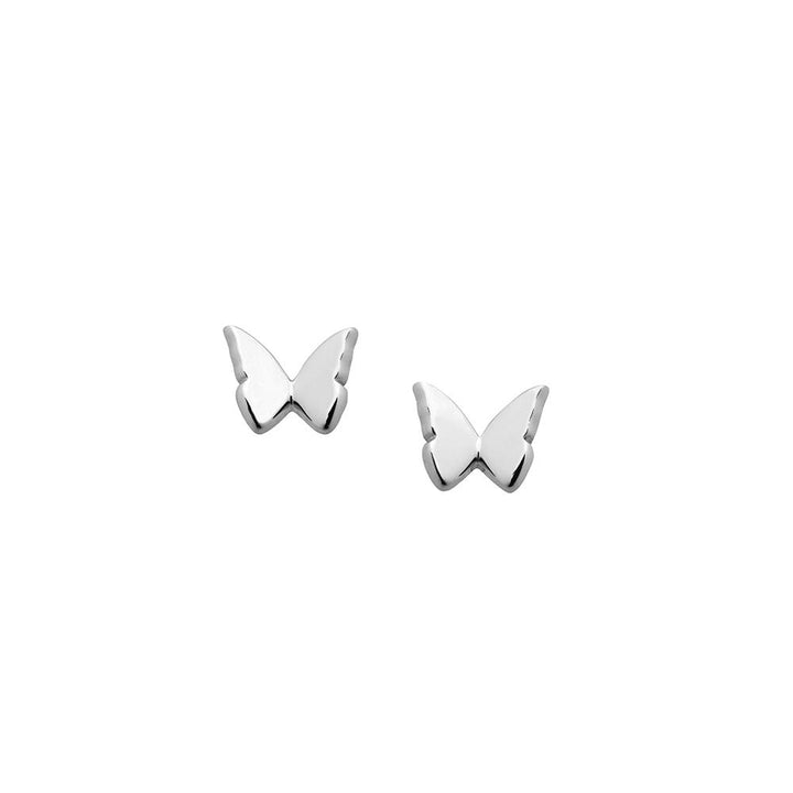 Karen Walker Silver Mini Butterfly Studs