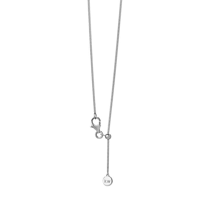 Karen Walker Silver Mini Butterfly Necklace