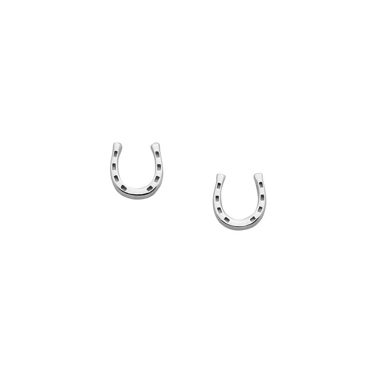 Karen Walker Silver Mini Horseshoe Studs