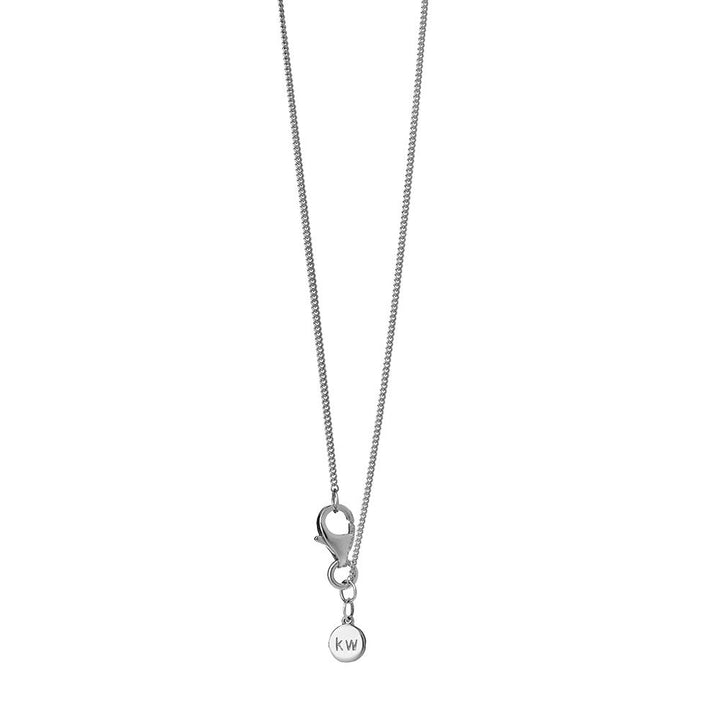 Karen Walker Silver Mini Runaway Girl Necklace