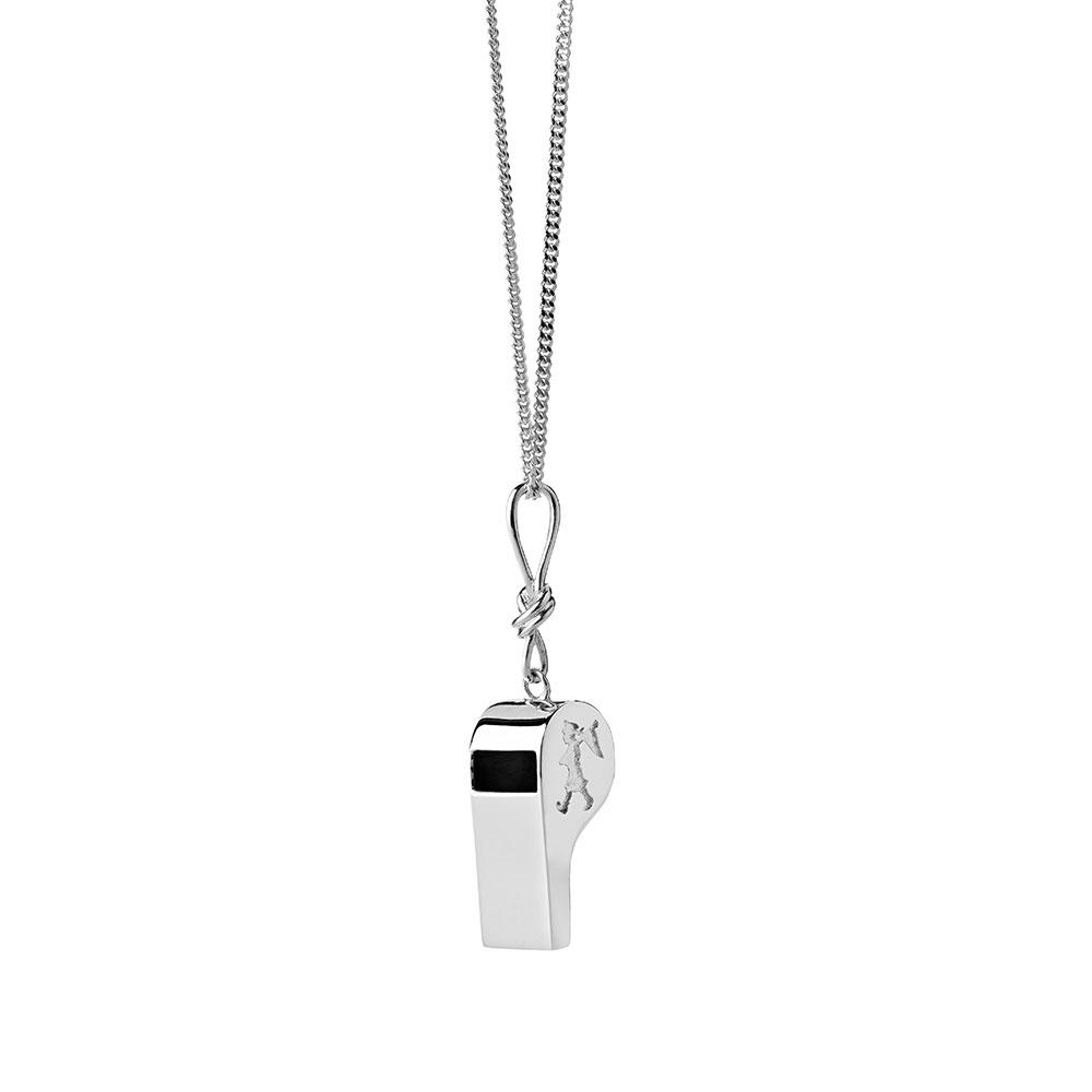Karen Walker Silver Navigator's Whistle Necklace