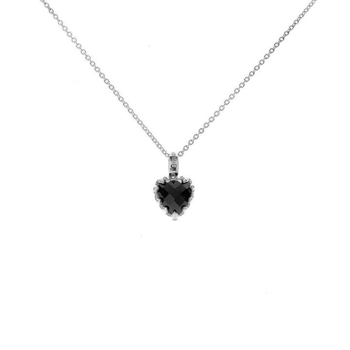 Stolen Silver Love Claw Necklace - Onyx