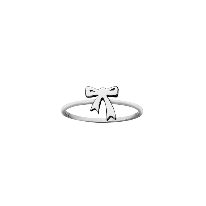 Karen Walker Silver Mini Bow Ring