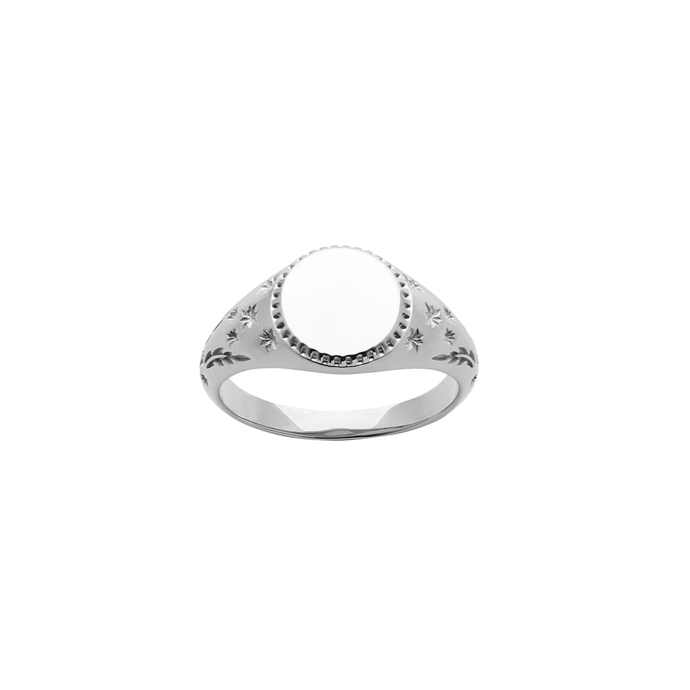 Karen Walker Silver Society Ring