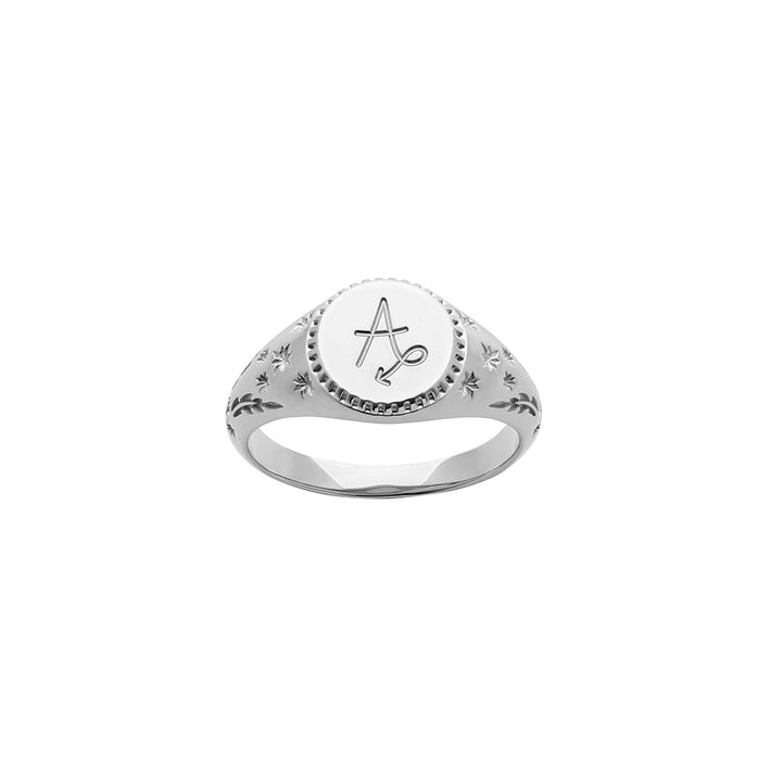 Karen Walker Silver Society Ring