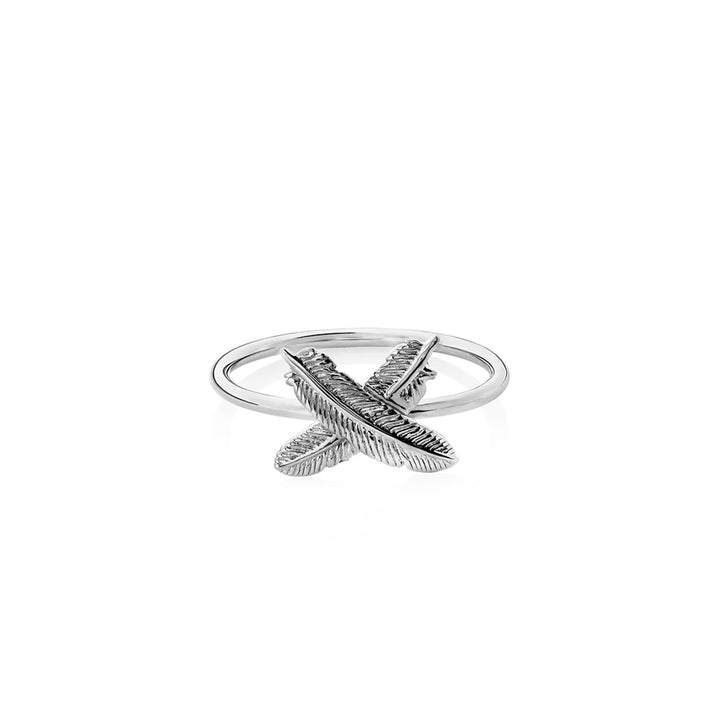 Boh Runga Feather Kisses Stacker Ring