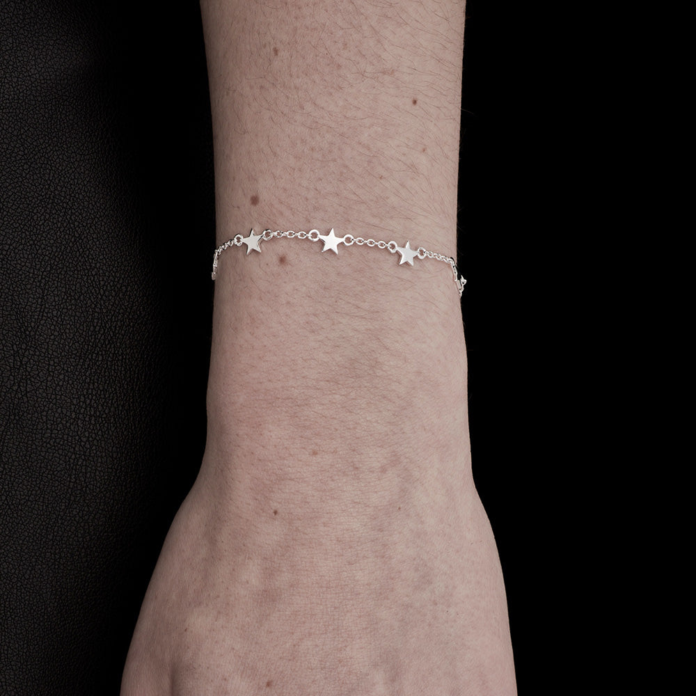 Stolen Silver Star Bracelet