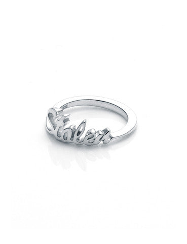 Stolen Girlfriends Club Stolen Script Ring