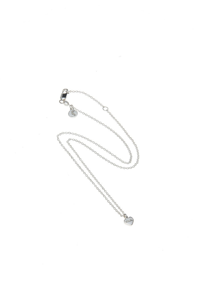 Stolen Silver Heart Necklace