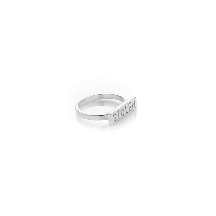 Stolen Silver Essential Bar Ring